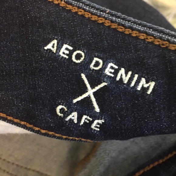 AEO denim cafe Artist flare Low Rise jeans - Picture 5 of 6